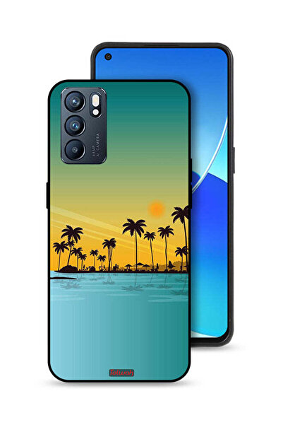 Tolwak غطاء حماية لهاتف Oppo Reno6 5G، منظر طبيعي، فن تجريدي