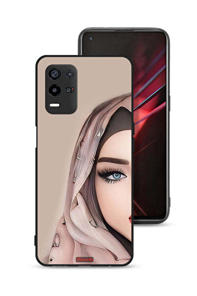 Tolwak غطاء حماية Oppo K9x بتصميم فتاة نصف وجه