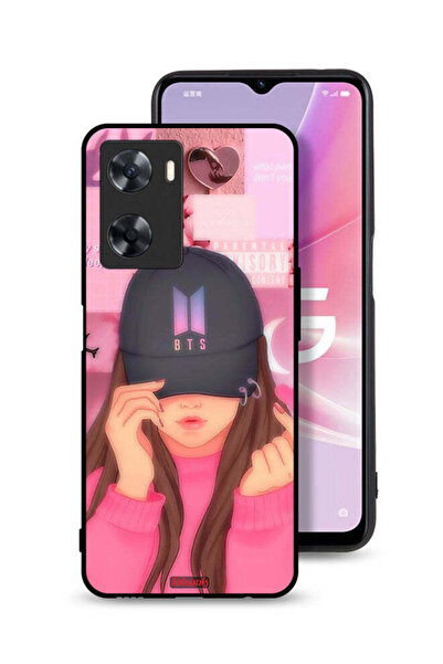 Tolwak غطاء حماية لهاتف Oppo A57s - قبعة فتاة سناب