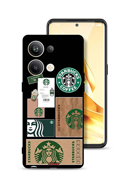 Tolwak غطاء حماية لهاتف Oppo Reno9 Pro Plus 5G ملصق ستاربكس