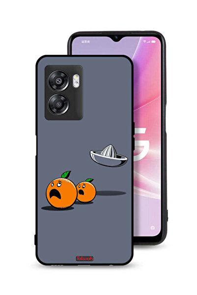 Tolwak غطاء حماية لهاتف OnePlus Nord N300 بتصميم فني رقمي بسيط وفكاهي