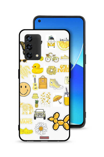 Tolwak غطاء حماية لهاتف Oppo Reno6 Lite - علامات أنثوية