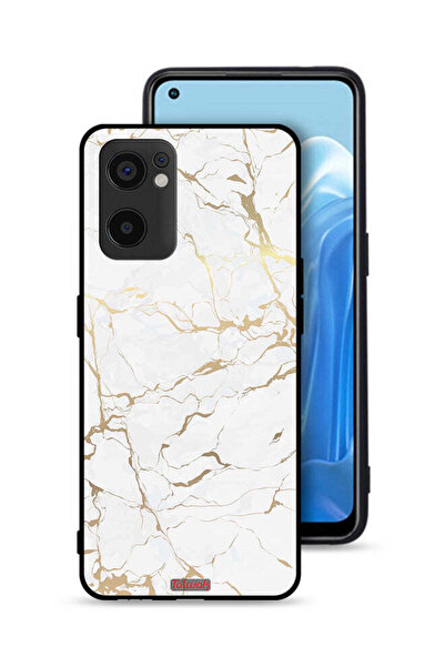 Tolwak غطاء حماية لهاتف Oppo Reno7 SE 5G بنمط رخامي
