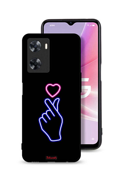 Tolwak غطاء حماية لهاتف Oppo A57s بتصميم قلب سريع