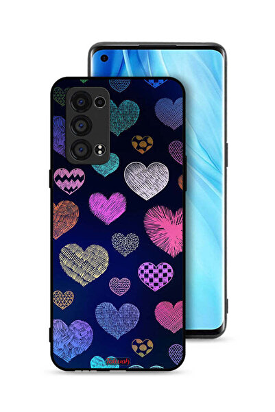 Tolwak غطاء حماية لهاتف Oppo Reno6 Pro Plus 5G بنقشة قلوب داجا
