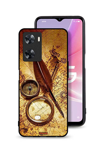 Tolwak غطاء حماية لهاتف Oppo A77s - بوصلة عتيقة