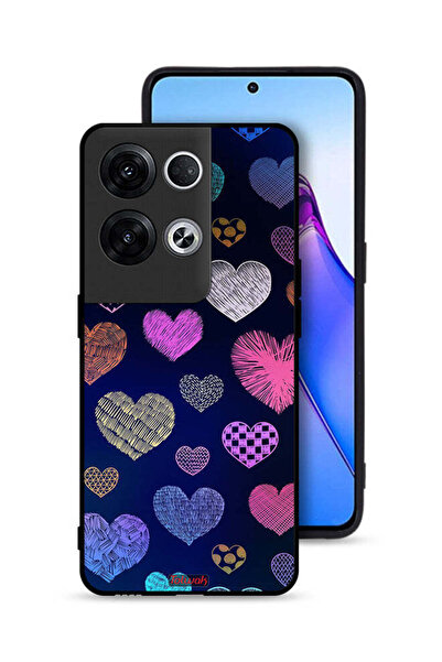 Tolwak غطاء حماية لهاتف Oppo Reno8 Pro Plus 5G بنقشة قلوب داجا