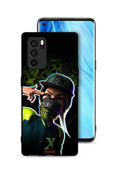 Tolwak غطاء حماية لهاتف Oppo Reno6 Pro 5G برسومات فنية جمالية للبنات
