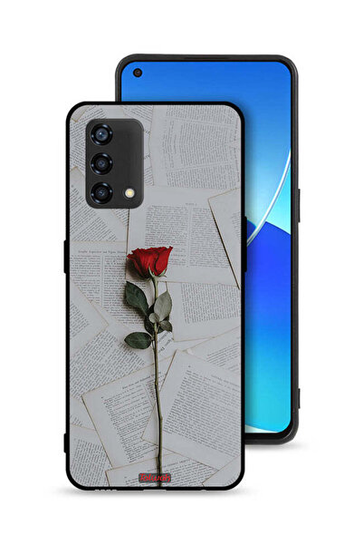 Tolwak غطاء حماية لهاتف Oppo Reno6 Lite وردي على ورق