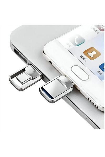Marka Aksesuar ذاكرة فلاش USB بسعة 1 تيرابايت و2 تيرابايت مع مدخل TYPC-E للهاتف والكمبيوتر