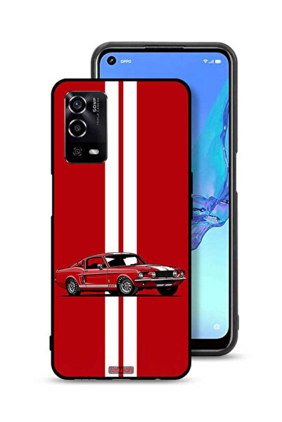 Tolwak Oppo A55 4G Protective Case Cover Vintage Car Abstract Art