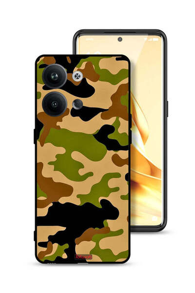 Tolwak غطاء حماية لهاتف Oppo Reno9 5G بنمط رقمي تجريدي مموه