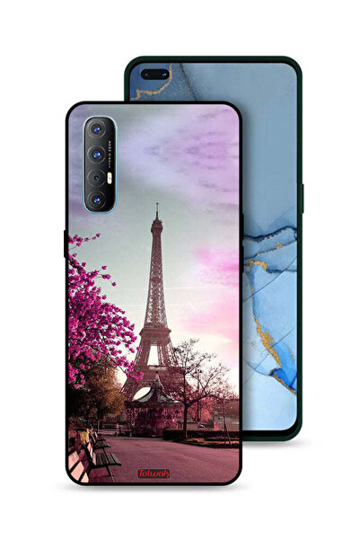 Tolwak غطاء حماية لهاتف Oppo Reno3 Pro 4G بتصميم برج إيفل