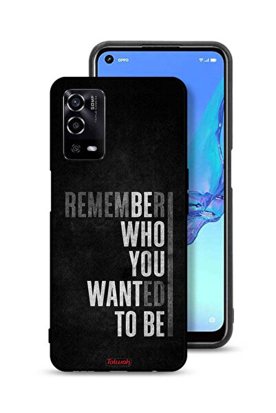 Tolwak غطاء حماية لهاتف Oppo A55 4G تذكر من أردت أن تكون