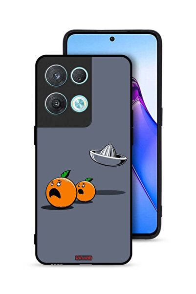 Tolwak غطاء حماية لهاتف Oppo Reno8 Pro 5G بتصميم فني رقمي بسيط وفكاهي