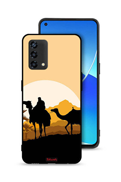 Tolwak غطاء حماية Oppo A95 4G ​​برسومات جمال في الصحراء