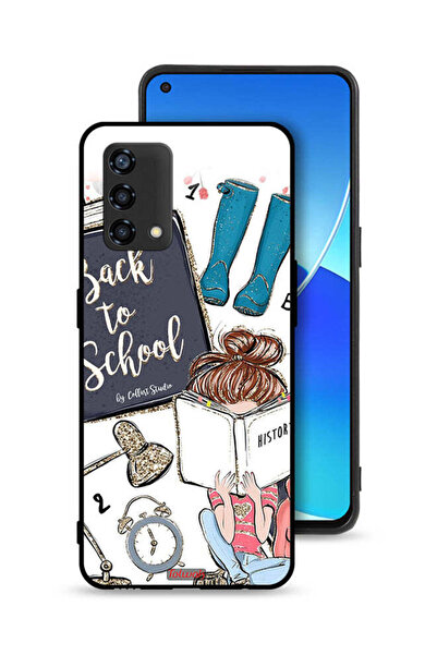 Tolwak غطاء حماية لهاتف Oppo A95 4G ​​- فتاة مدرسية تقرأ التاريخ