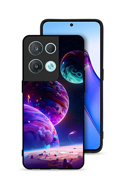 Tolwak غطاء حماية لهاتف Oppo Reno8 Pro 5G بنقشة كوكبية