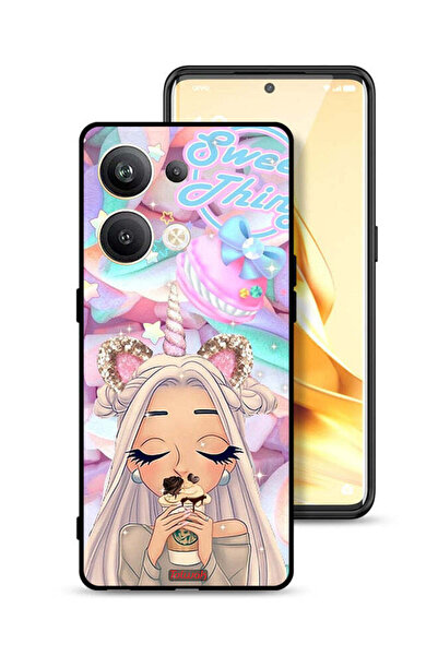 Tolwak غطاء حماية لهاتف Oppo Reno9 Pro Plus 5G بتصميم Sweet Thing