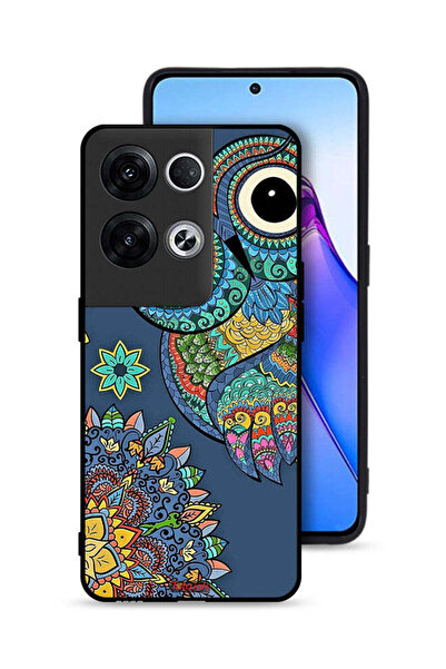 Tolwak غطاء حماية لهاتف Oppo Reno8 Pro Plus 5G بتصميم بومة زهرية