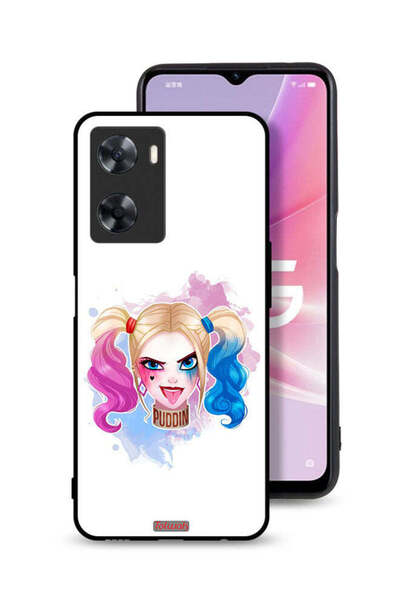 Tolwak غطاء حماية لهاتف Oppo A57s برسومات هارلي كوين