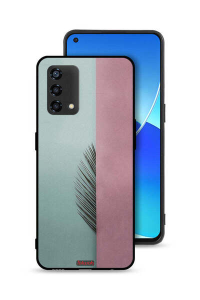 Tolwak غطاء حماية لهاتف Oppo A95 4G ​​بأوراق نصفية