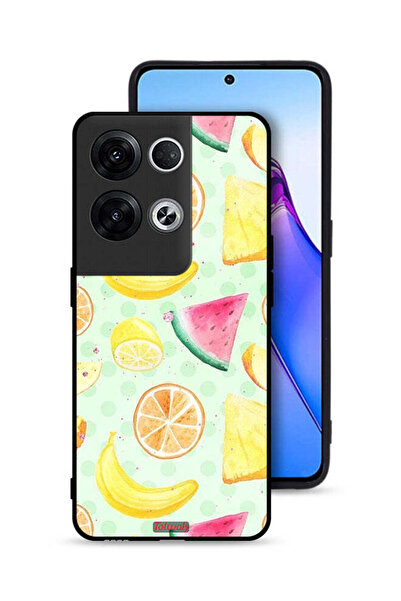 Tolwak غطاء حماية لهاتف Oppo Reno8 Pro Plus 5G برسومات فنية بألوان مائية وفواكه