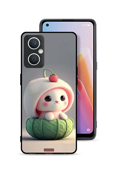 Tolwak جراب حماية لهاتف Oppo A96 5G (الصين) - أرنب صغير لطيف