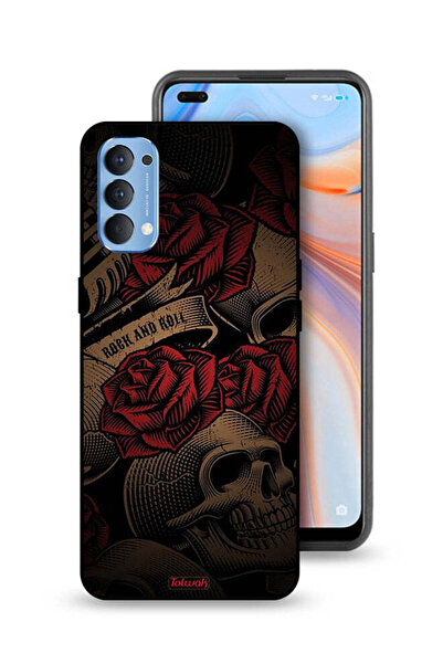 Tolwak غطاء حماية لهاتف Oppo Reno4 4G Rok And Roll