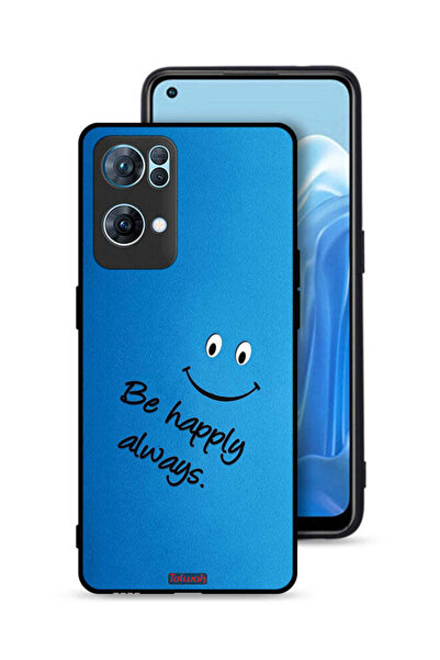 Tolwak غطاء حماية لهاتف Oppo Reno7 Pro 5G كن سعيدًا دائمًا