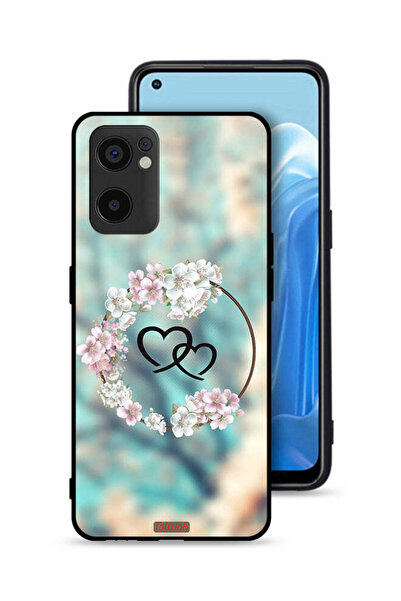 Tolwak غطاء حماية لهاتف Oppo Reno7 SE 5G برسومات قلوب ورسومات دائرية