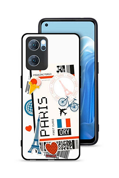 Tolwak غطاء حماية لهاتف Oppo Reno7 5G - ملصق باريس