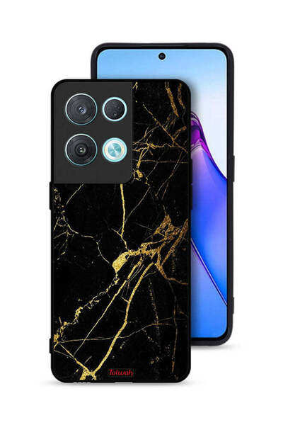 Tolwak غطاء حماية لهاتف Oppo Reno8 Pro 5G - رخامي متصدع