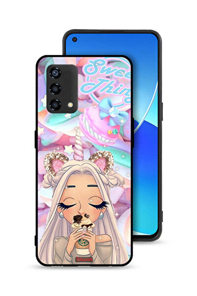 Tolwak غطاء حماية لهاتف Oppo Reno6 Lite بتصميم Sweet Thing