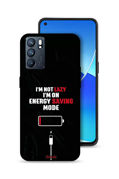 Tolwak غطاء حماية لهاتف Oppo Reno6 5G أنا لست كسولاً، أنا في وضع توفير الطاقة