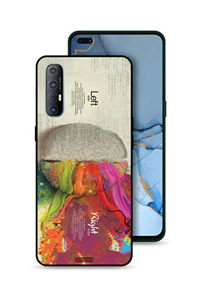 Tolwak غطاء حماية Oppo Reno3 Pro 4G بتصميم تجريدي لعلم الدماغ