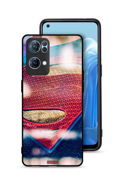 Tolwak غطاء حماية لهاتف Oppo Reno7 Pro 5G بشعار سوبرمان