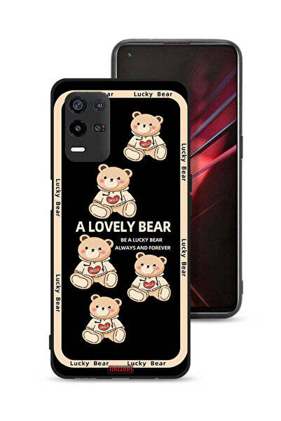 Tolwak غطاء حماية لهاتف Oppo K9x - دب جميل
