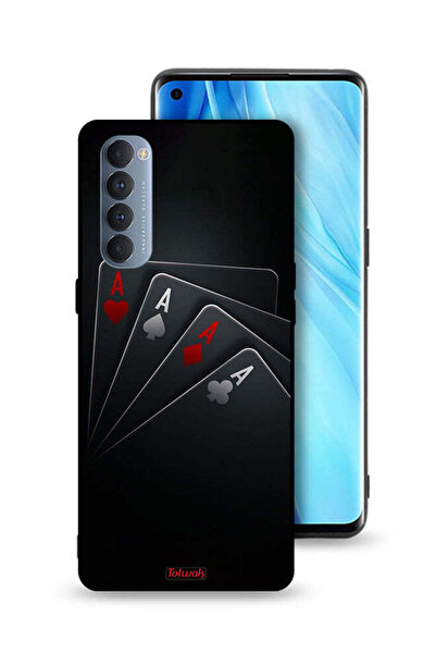 Tolwak غطاء حماية لهاتف Oppo Reno4 Pro 4G - بطاقات A