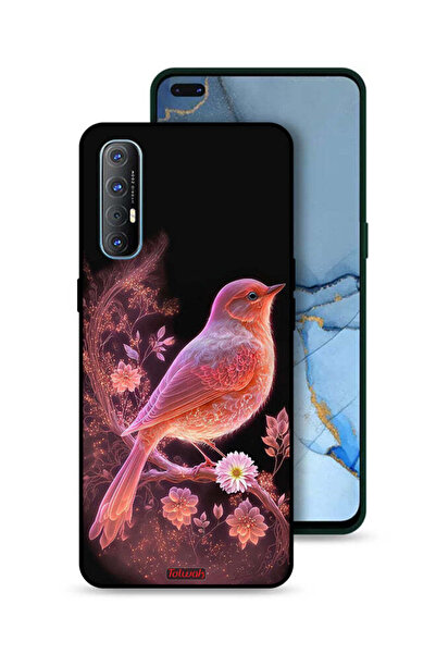 Tolwak غطاء حماية لهاتف Oppo Reno3 Pro 4G برسومات طيور لطيفة