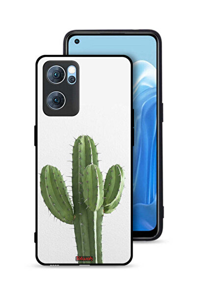 Tolwak غطاء حماية لهاتف Oppo Reno7 5G بنقشة نبات الصبار