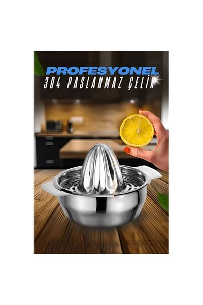 MBB ETİCARET Lemon Squeezer 304 Stainless Steel Fruit Juicer Professional