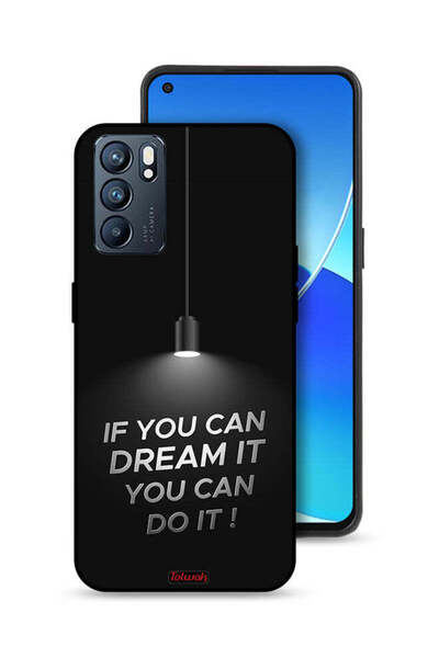 Tolwak غطاء حماية لهاتف Oppo Reno6 5G إذا كنت تستطيع أن تحلم به، يمكنك تحقيقه