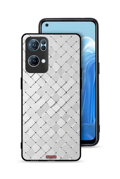 Tolwak غطاء حماية لهاتف Oppo Reno7 Pro 5G بنقشة البلاط