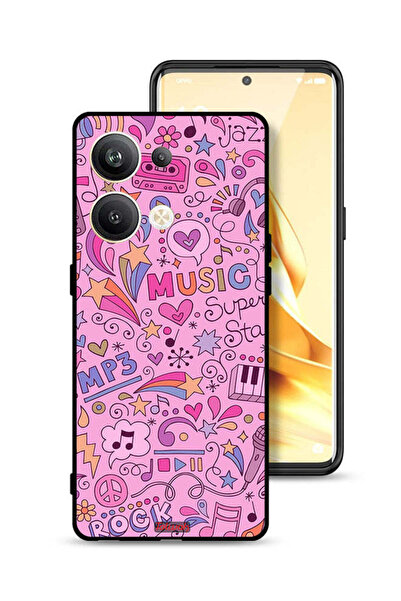 Tolwak غطاء حماية لهاتف Oppo Reno9 Pro Plus 5G - علامات موسيقية