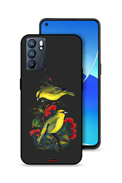 Tolwak Oppo Reno6 5G Protective Case Cover Birds