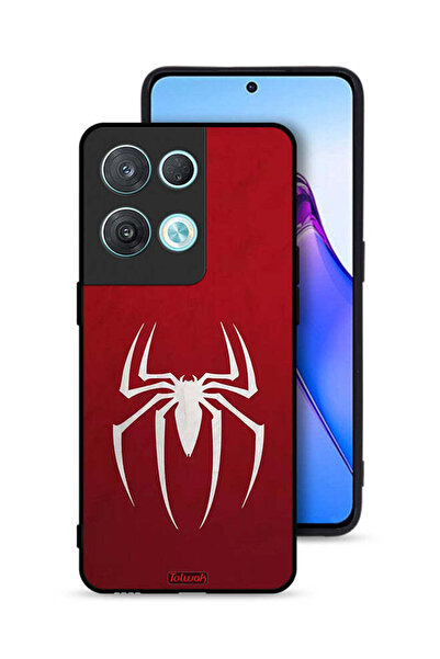 Tolwak Oppo Reno8 Pro 5G Protective Case Cover Spider Icon