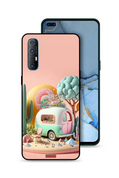 Tolwak غطاء حماية لهاتف Oppo Reno3 Pro 4G - تصميم فني