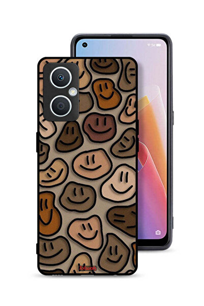 Tolwak غطاء حماية لهاتف Oppo A96 5G (الصين) برسومات وجوه مبتسمة