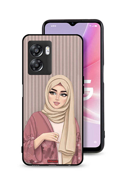 Tolwak غطاء حماية لهاتف OnePlus Nord N300 برسومات فتاة محجبة